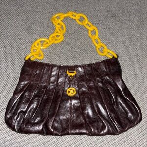 DKNY chocolate brown handbag